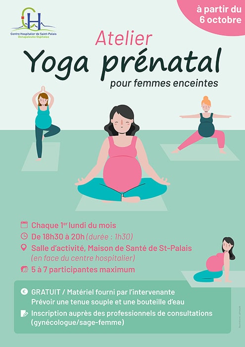 Ateliers de yoga prénatal pour les femmes enceintes