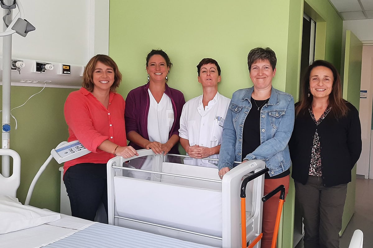 Des berceaux de « cododo » au service Maternité