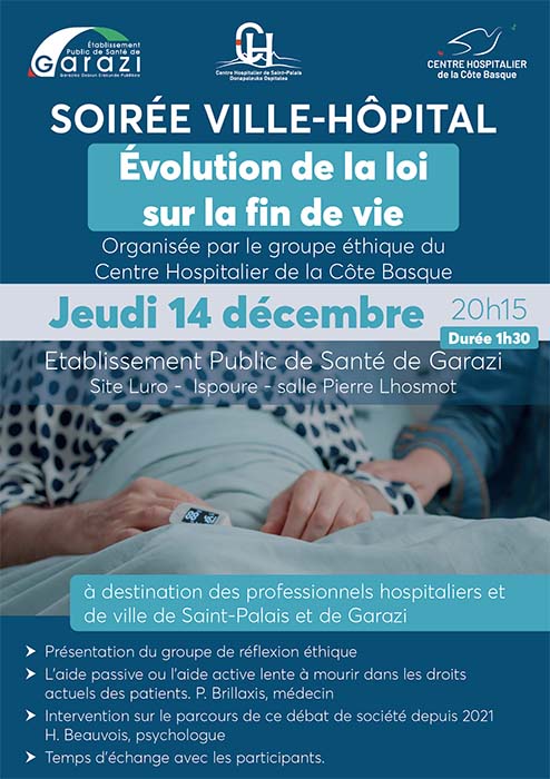 Soirée Ville-Hôpital : Loi sur la fin de vie Ispoure 14 décembre