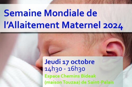 Semaine Mondiale de l’Allaitement Maternel Saint Palais jeudi 17 octobre