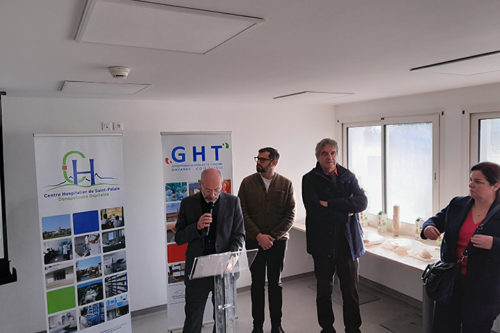 cérémonie des voeux au Centre Hospitalier de Saint Palais 12 janvier