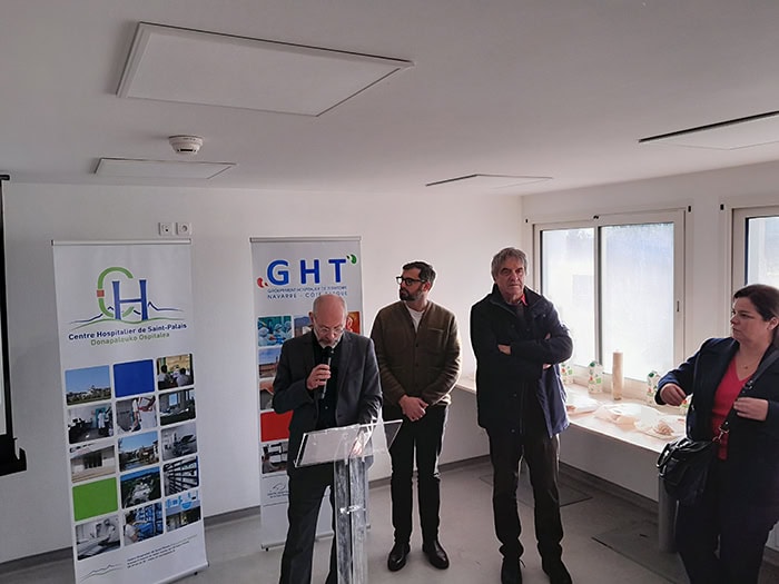 cérémonie des voeux au Centre Hospitalier de Saint Palais 12 janvier