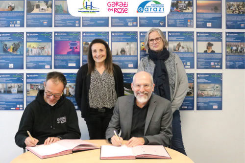 Convention entre la « Garazi en rose » , le Centre Hospitalier de Saint Palais et l’Etablissement Public de Santé de Garazi